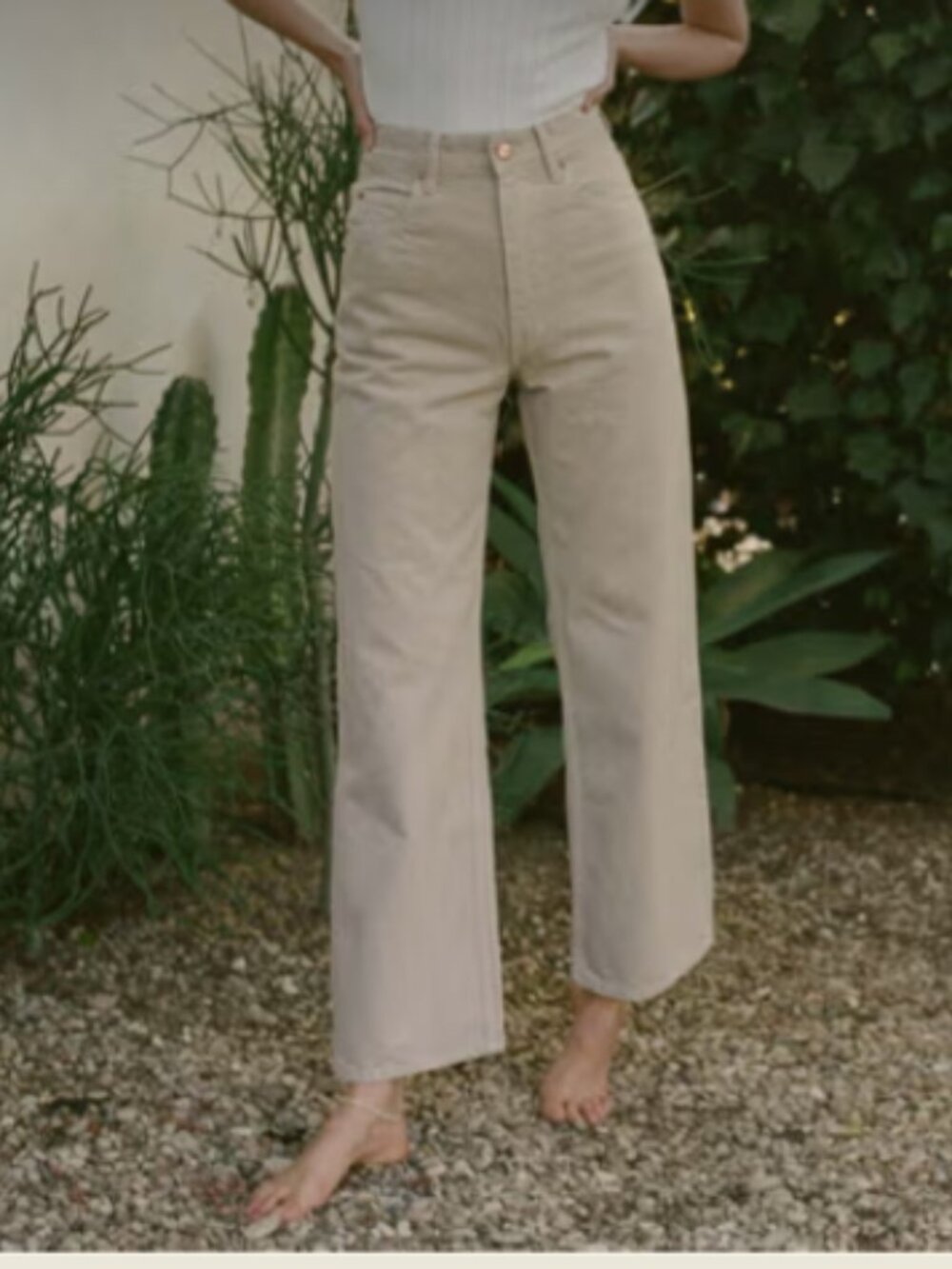 DOEN BNWT Tatum Jean- Moonlight (taupe) size 28